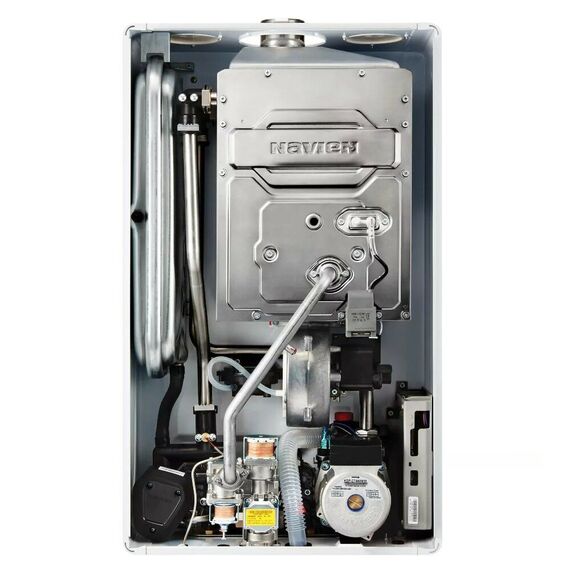 Фото Котел газовый Navien Deluxe S-40k настенный, 2 конт, закр. кам. сгор, коаксиальный , изображение 3 — купить в Москве
