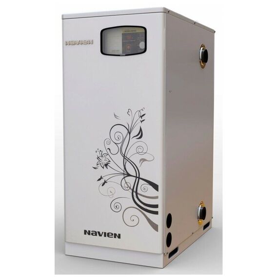 Фото Котел газовый напольный 2-х контурный NAVIEN GST-49KN из нержавеющей стали , изображение 3 — купить в Москве