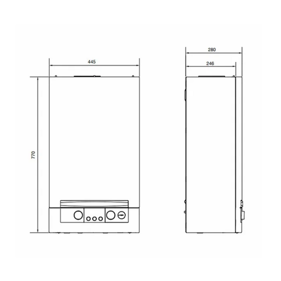 Фото Котел газовый Navien HeatAtmo NGB150 - 24 настенный, 2 конт, откр. кам. сгор. , изображение 9 — купить в Москве