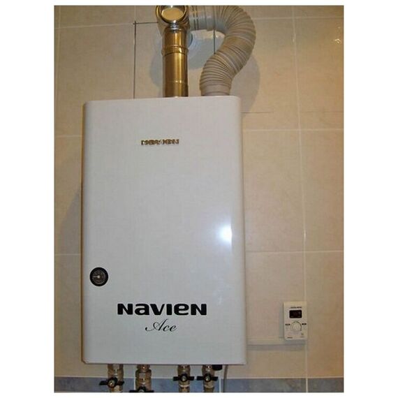 Фото Котел газовый Navien ATMO-16AN настенный, 2 конт, откр. кам. сгор. , изображение 13 — купить в Москве