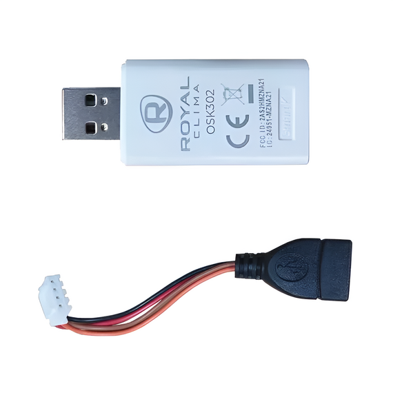 Фото WI-FI USB модуль ROYAL CLIMA для бытовых сплит-систем серии TRIUMPH OSK302 , изображение 5 — купить в Москве