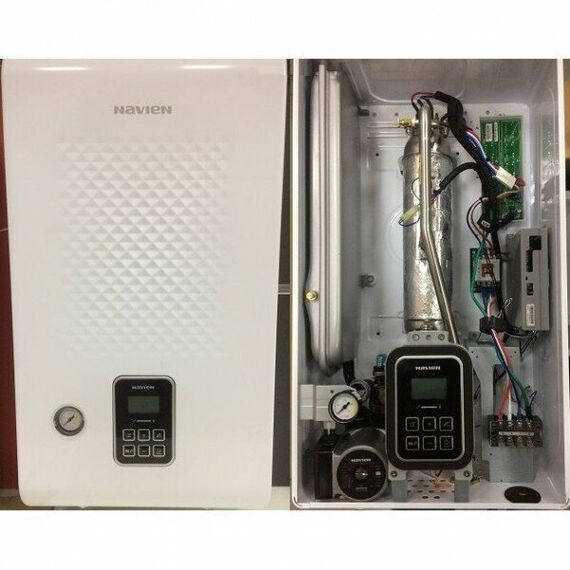 Фото Котел настенный электрический Navien EQB - 15HW 15 квт, одноконтурный , изображение 12 — купить в Москве