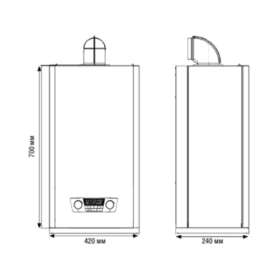 Фото Газовый котел Kentatsu Nobby Balance Plus 18-2CS 24кВт, двухконтурный , изображение 15 — купить в Москве