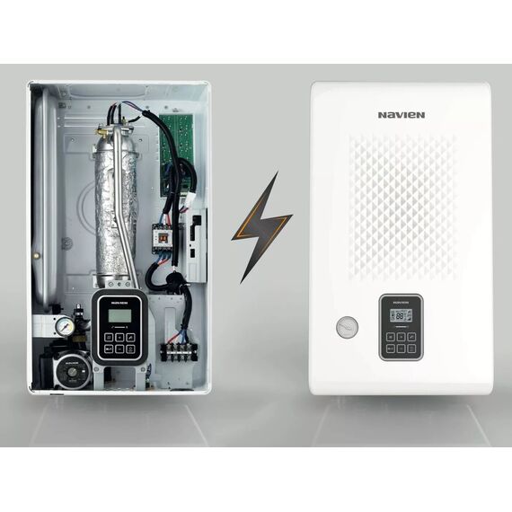 Фото Котел настенный электрический Navien EQB - 15HW 15 квт, одноконтурный , изображение 23 — купить в Москве