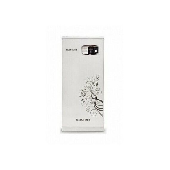 Фото Газовый котел Navien GST-40KN, двухконтурный, напольный, белая/черная модель , изображение 10 — купить в Москве