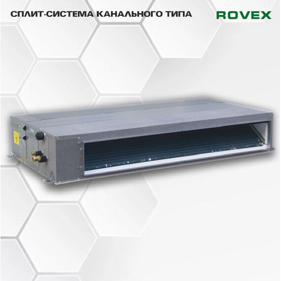 Фото Сплит-система Rovex RD-36HR3/CCU-36HR3, канальная, площадь 108м?, серая , изображение 3 — купить в Москве