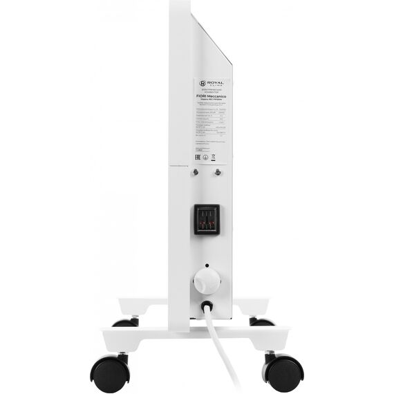 Фото Электрический конвектор серии FIORI Meccanico REC-FR1500M 1500Вт белый , изображение 5 — купить в Москве