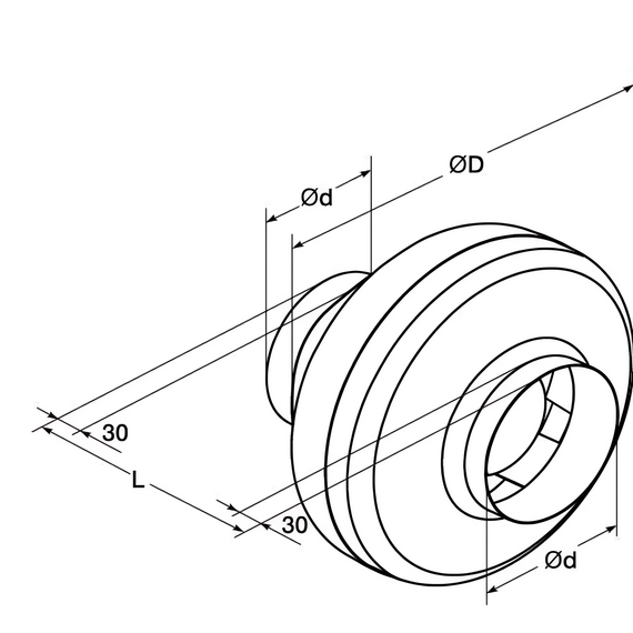 Фото Канальный вентилятор Shuft CFz 250 MAX , изображение 6 — купить в Москве
