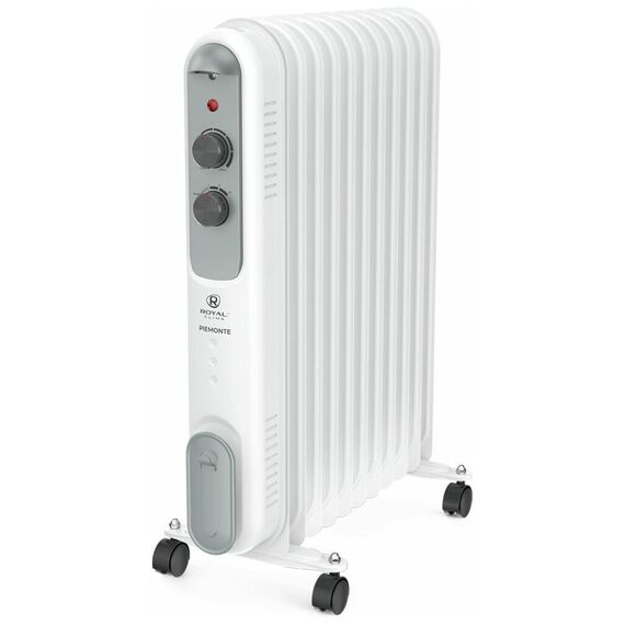 Фото Масляный радиатор Royal Clima PIEMONTE ROR- P11-2500M, 2.5 кВт , изображение 2 — купить в Москве