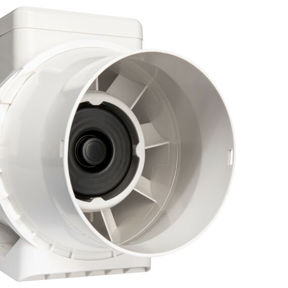 Фото Канальный вентилятор Shuft "VENTMIX-125", белый, пластик, мощность 30Вт, диаметр 125мм , изображение 4 — купить в Москве