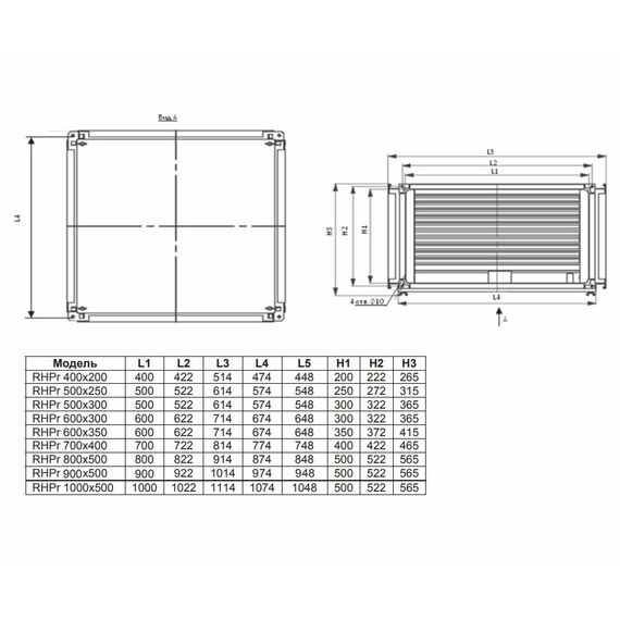 Фото Рекуператор пластинчатый Shuft RHPr 600x300 , изображение 7 — купить в Москве