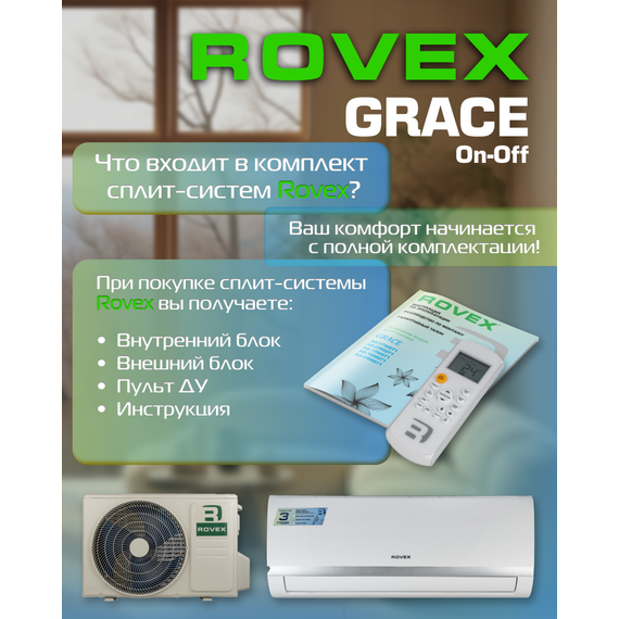 Фото Сплит-система Rovex Grace RS-09MST1 , изображение 10 — купить в Москве