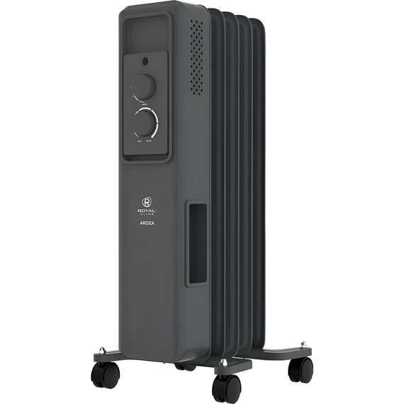Фото Радиатор масляный Royal Clima Ardea ROR-AR5-1000M 1000Вт графитовый/черный , изображение 5 — купить в Москве
