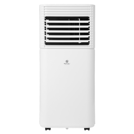 Фото Мобильный кондиционер ROYAL Clima RM-CU30HH-E, 2.98кВт, 12BTU, площадь 21м?, белый , изображение 4 — купить в Москве