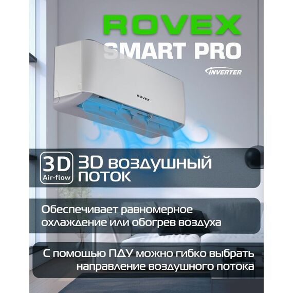 Фото Сплит-система Rovex Smart RS-18PXI6 Smart PRO , изображение 3 — купить в Москве