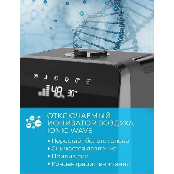 Фото Увлажнитель воздуха с функцией ароматизации Royal Clima Genova (RUH-G450/5.5E-BL), черный , изображение 19 — купить в Москве
