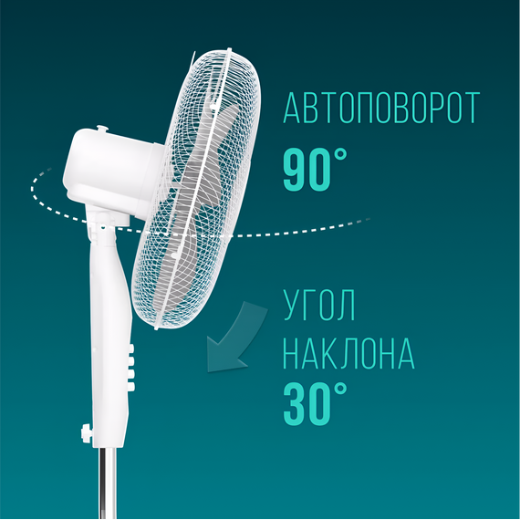 Фото Бытовой вентилятор серии RSF-1601M-WT , изображение 7 — купить в Москве