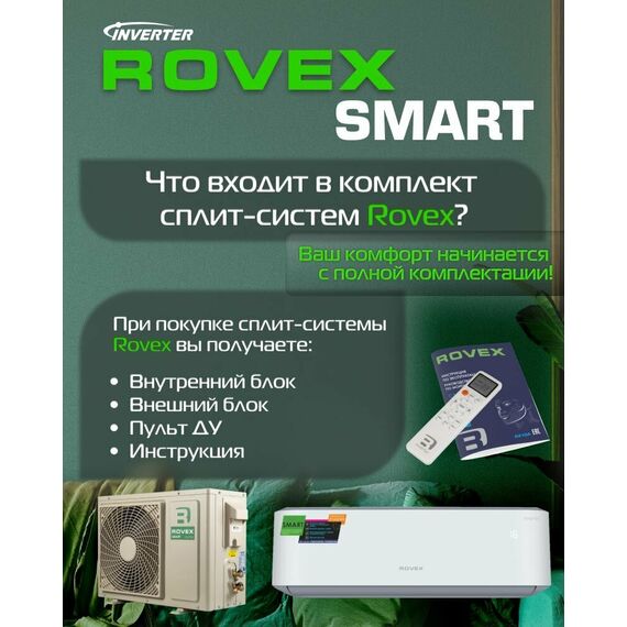 Фото Сплит-система Rovex Smart RS-24PXI6 Smart , изображение 8 — купить в Москве