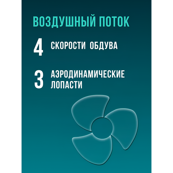 Фото Бытовой вентилятор серии RSF-0701E-WT , изображение 6 — купить в Москве