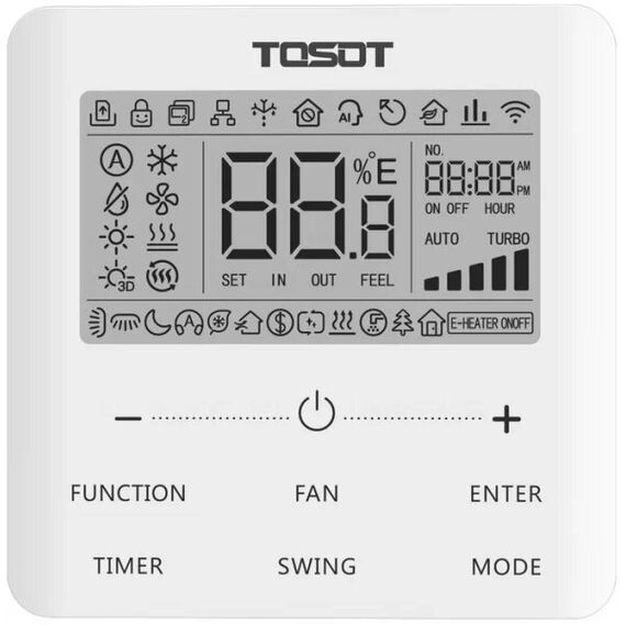 Фото Кондиционер кассетный  Tosot TH-ILCA/I/NY-ILUA/O, инверторный, R32, Wi-Fi , изображение 3 — купить в Москве