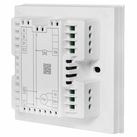 Фото Пульт управления SHUFT SRC-25 для 2-х трубных фанкойлов с диспетчеризацией Modbus , изображение 3 — купить в Москве