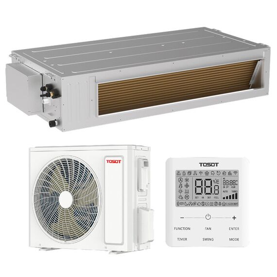 Фото Сплит-система канальная Tosot "TH-ILDA", инверторная, A++, пульт ДУ , изображение 2 — купить в Москве
