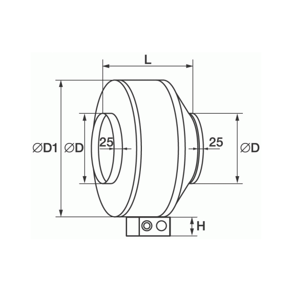 Фото Канальный вентилятор Shuft TUBE 100 XL белый для круглых каналов , изображение 5 — купить в Москве