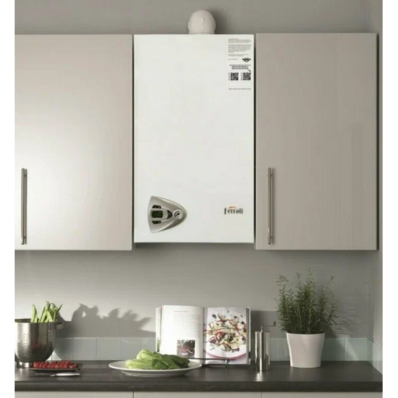 Фото Котел газовый Ferroli Vitabel F24 FL настенный, 2 конт, закр. кам. сгор. , изображение 3 — купить в Москве