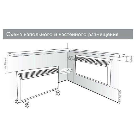 Фото Конвекторы серии Атлет ZHC-A2.0 с механическим управлением ZHC-1500 A2.0 , изображение 6 — купить в Москве