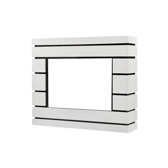 Фото Каминокомплект: Очаг Electrolux EFP/P-2520LS N, портал Moderno 25 шпон белый дуб , изображение 5 — купить в Москве