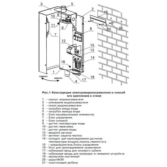 Фото Электрический котел ZOTA Lux, настенное крепление, 9кВт, черный , изображение 2 — купить в Москве