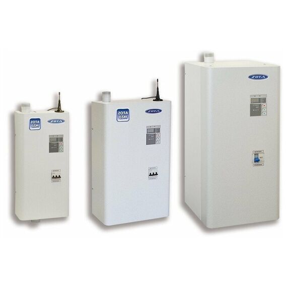 Фото Электрический котел ZOTA Lux, настенное крепление, 9кВт, черный , изображение 4 — купить в Москве