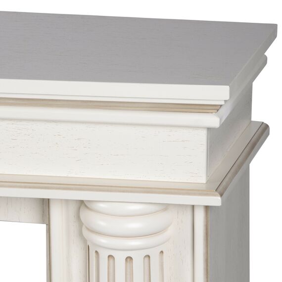 Фото Каминокомплект: Очаг Electrolux EFP/P-4220LS, портал Olympia 42/40/36, сл. кость с зол. патиной , изображение 5 — купить в Москве