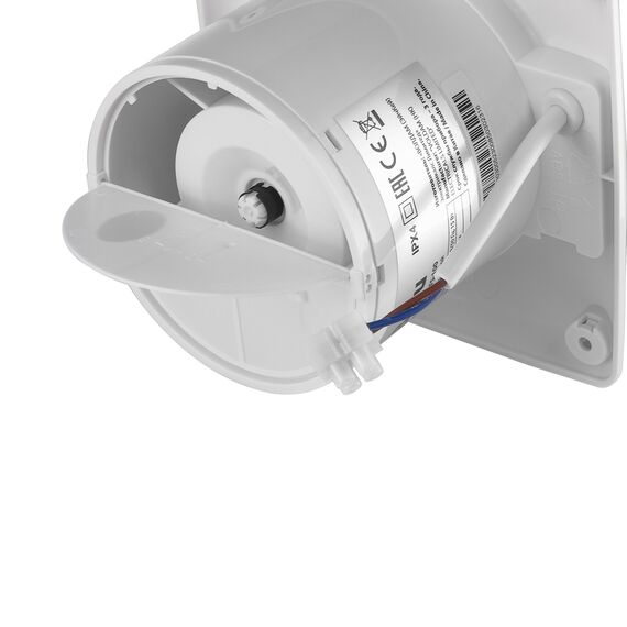 Фото Вентилятор вытяжной Ballu BAFS - 150, D150 мм, 37 дБ, 210 м3/ч, обратный клапан, цвет серый , изображение 6 — купить в Москве