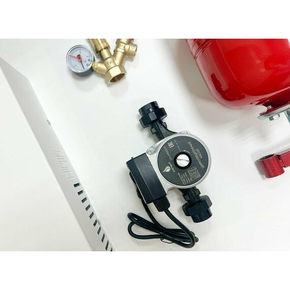 Фото Котел электрический Kessel ЭВП 12Квт (насос циркуляционный 25-60, группа безопасности, расширительный бак с кронштейном) , изображение 4 — купить в Москве