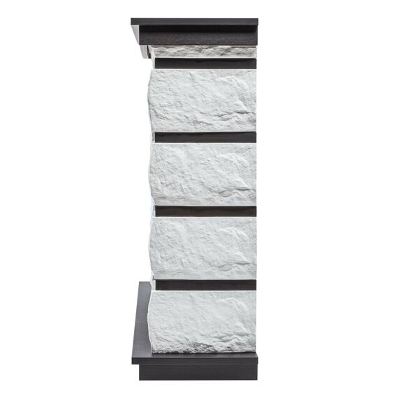 Фото Каминокомплект: Очаг Electrolux EFP/P-2520LS N, портал Excalibur 25 камень белый , изображение 4 — купить в Москве