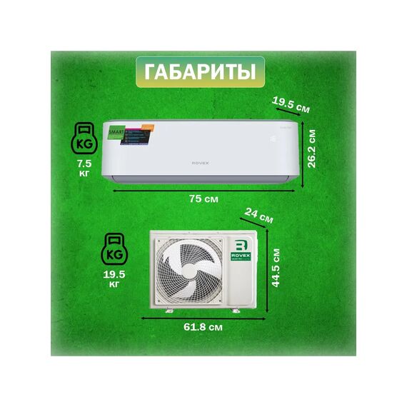 Фото Сплит-система Rovex Smart RS-09PXI5 Smart , изображение 4 — купить в Москве