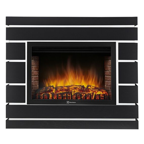 Каминокомплект: Очаг Electrolux EFP/P-3020LS N, портал Moderno 30 шпон чёрный дуб — цены на маркетплейсе Conditioner.Market Фото Каминокомплект: Очаг Electrolux EFP/P-3020LS N, портал Moderno 30 шпон чёрный дуб — купить в Москве