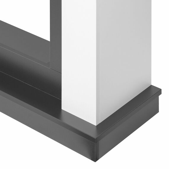 Фото Каминокомплект: Очаг Electrolux Infinity EFP/P-1600ULS, портал Canto Long белый, черный , изображение 6 — купить в Москве