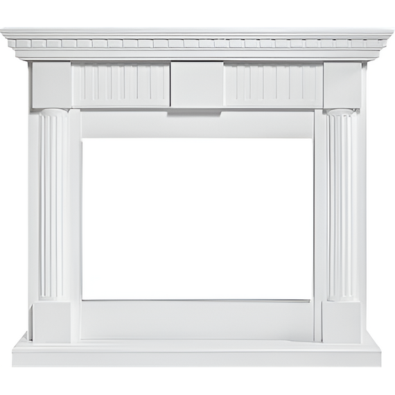 Фото Каминокомплект: Очаг Electrolux Sphere Plus EFP/P-2720RLS с порталом Elegante 25 белый , изображение 7 — купить в Москве