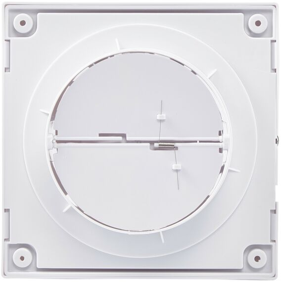 Фото Вентилятор вытяжной Ballu BAF-AR 100, D100 мм, 31 дБ, 110 м3/ч, обратный клапан, цвет белый , изображение 15 — купить в Москве