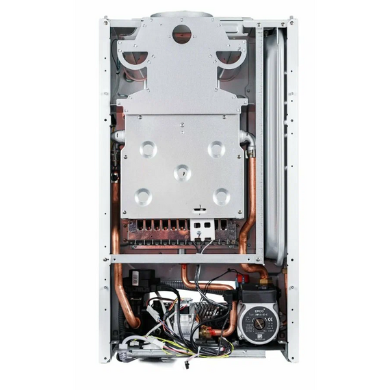 Фото Котел газовый MIZUDO NEAT OPEN M24 настенный, 2 конт, с раздел. Т/О, OPT, откр. кам. сгор. , изображение 6 — купить в Москве