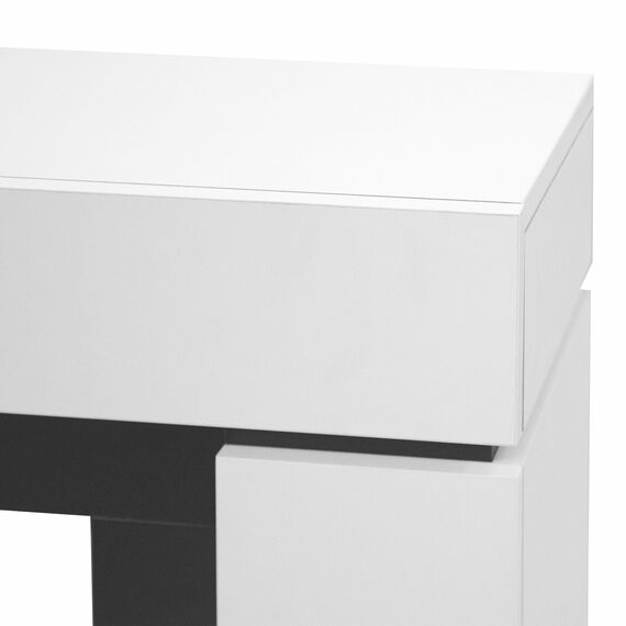 Фото Каминокомплект: Очаг Electrolux EFP/P-3620LS, портал Moderno 42/40/36, белый, р/в , изображение 3 — купить в Москве