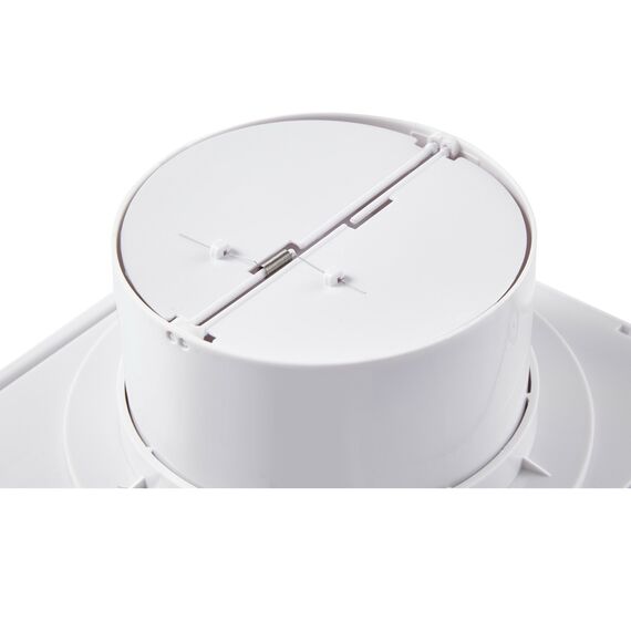 Фото Вентилятор вытяжной Ballu BAF-AR 100, D100 мм, 31 дБ, 110 м3/ч, обратный клапан, цвет белый , изображение 17 — купить в Москве