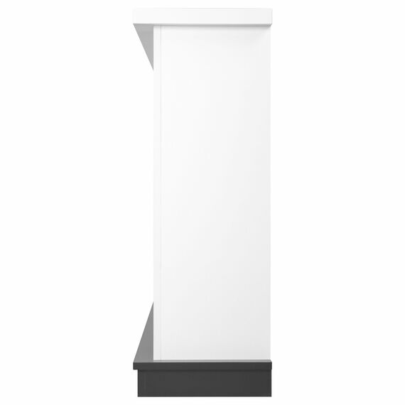 Фото Каминокомплект: Очаг Electrolux Infinity EFP/P-1600ULS, портал Canto Long белый, черный , изображение 4 — купить в Москве