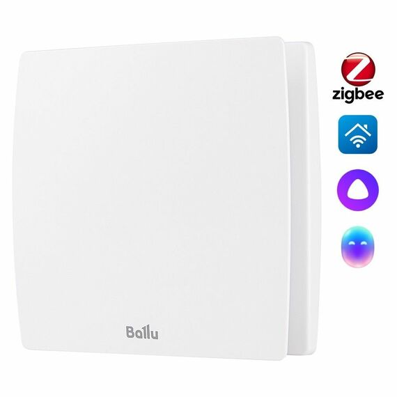Фото Вентилятор вытяжной Ballu BAF-SL 100 VT с обратным клапаном и таймером , изображение 2 — купить в Москве