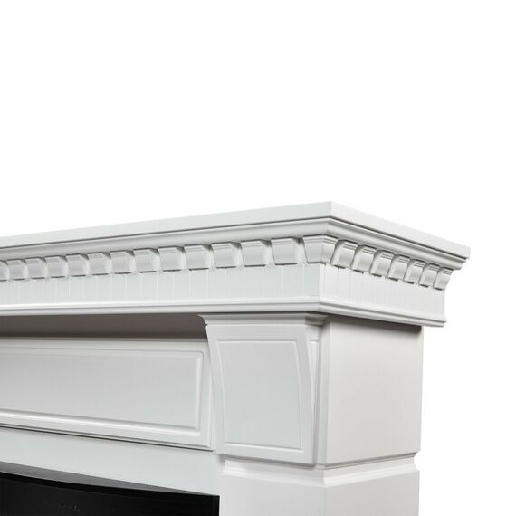 Фото Каминокомплект: Очаг Electrolux Sphere Plus EFP/P-2720RLS с порталом Elegante 25 белый , изображение 5 — купить в Москве