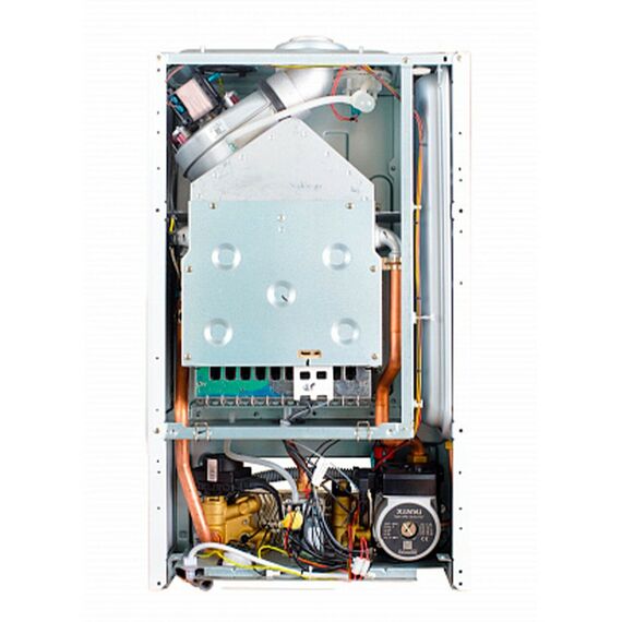 Фото Котел газовый MIZUDO MAESTRO GEM M24Т настенный, 2 конт, OPT, стеклянная сенсорная панель, голубая , изображение 3 — купить в Москве