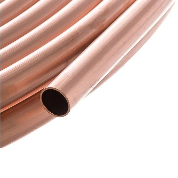 Фото Труба медная для кондиционера 1/4' ASTM В 68 С12200 060 (6,35x0,76x50000) , изображение 4 — купить в Москве