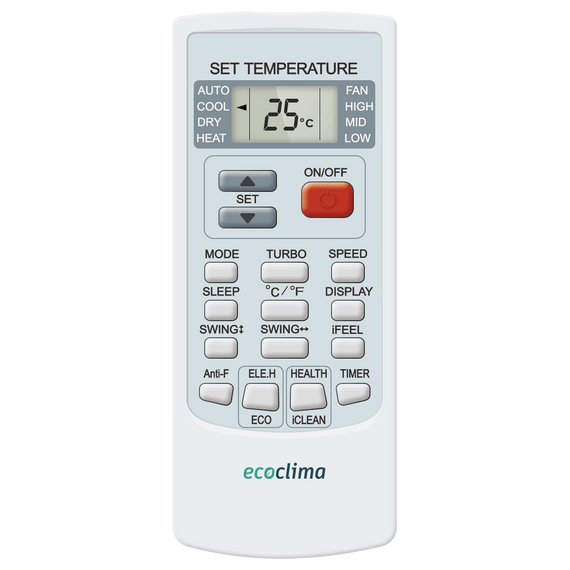 Фото Настенный кондиционер Ecoclima ECW-AX12/FB-4R1 + EC-AX12/F-4R1, белый , изображение 8 — купить в Москве